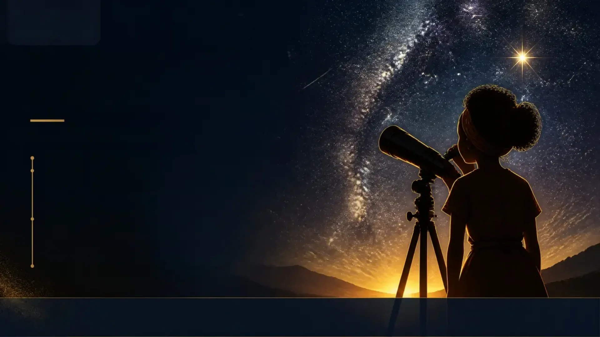 Pensionnaires observant le ciel au télescope offert à l'internat
