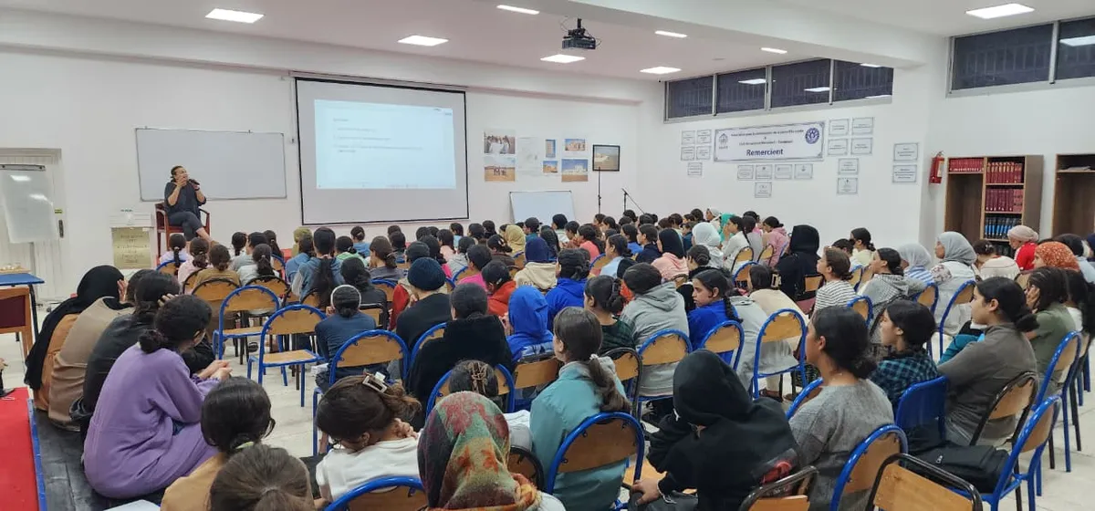 Conférence inspirante animée par une bénévole de l'association