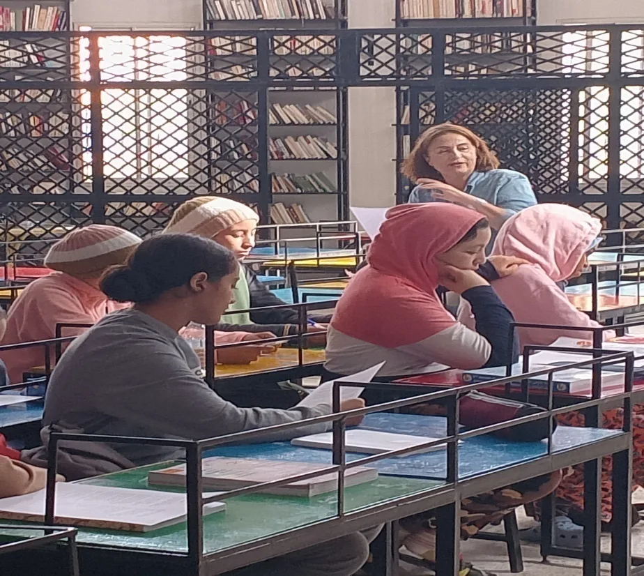 Études encadrées à la bibliothèque de l'internat
